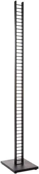 ECONOCO - 12" Wide, 73 High, Open Shelving Accessory/Component - Steel, Matte Finish, 15" Long, Use with Mini-Ladder System - Industrial Tool & Supply