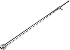 ECONOCO - Adjustable Heavy-Duty Framing Upright - 36" High, Chrome - Industrial Tool & Supply
