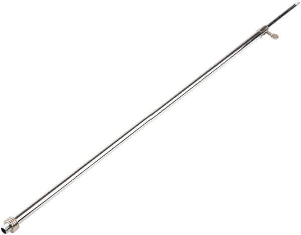 ECONOCO - Adjustable Heavy-Duty Framing Upright - 36" High, Chrome - Industrial Tool & Supply
