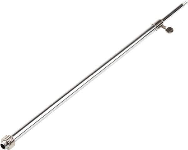 ECONOCO - Adjustable Heavy-Duty Framing Upright - 24" High, Chrome - Industrial Tool & Supply