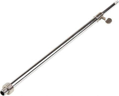 ECONOCO - Adjustable Heavy-Duty Framing Upright - 18" High, Chrome - Industrial Tool & Supply