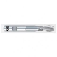 5/16 Dia. x 3-5/16 Overall Length 2-Flute Square End HSS-CO SE End Mill-Round Shank-Center Cutting-Uncoated - Industrial Tool & Supply