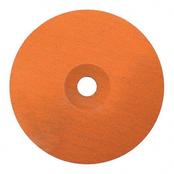 WALTER Surface Technologies - 7" Diam 7/8" Hole 24 Grit Fiber Disc - Ceramic - Industrial Tool & Supply