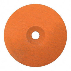 WALTER Surface Technologies - 7" Diam 7/8" Hole 24 Grit Fiber Disc - Ceramic - Industrial Tool & Supply