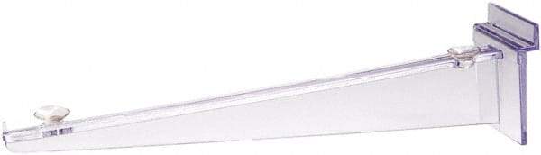ECONOCO - Clear Shelf Bracket - 12" Long - Industrial Tool & Supply