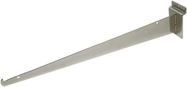 ECONOCO - Chrome Coated Shelf Bracket - 16" Long - Industrial Tool & Supply