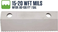 SEYMOUR-MIDWEST - 26" Rubber Blade Floor Squeegee - Threaded End, Single Edge, Gray, Use with 78256 - Industrial Tool & Supply