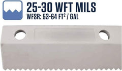 SEYMOUR-MIDWEST - 26" Rubber Blade Floor Squeegee - Threaded End, Single Edge, Gray, Use with 78256 - Industrial Tool & Supply