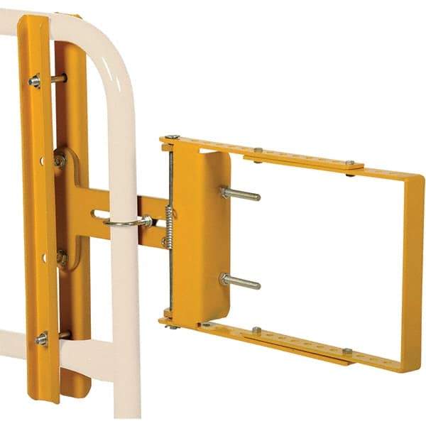 Vestil - Steel Self Closing Rail Safety Gate - Fits 16 to 26" Clear Opening, 12" Door Height, - Industrial Tool & Supply