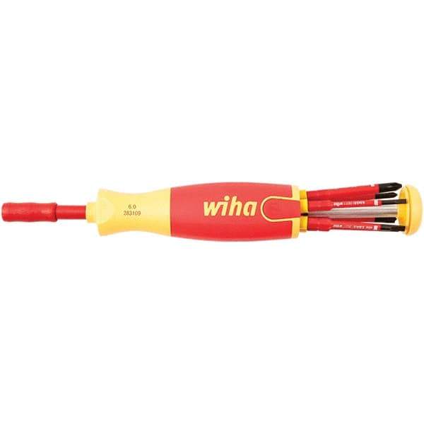 Wiha - Multi-Bit Screwdriver - Phillips & Torx Tip - Industrial Tool & Supply