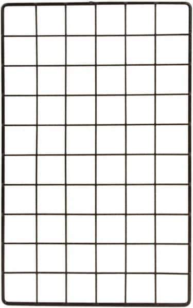 ECONOCO - 10" Wide, Open Shelving Accessory/Component - Steel, 16" Long, Use with Grid Panels & Cubbies - Industrial Tool & Supply