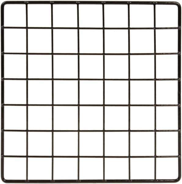 ECONOCO - 10" Wide, Open Shelving Accessory/Component - Steel, 10" Long, Use with Grid Panels & Cubbies - Industrial Tool & Supply