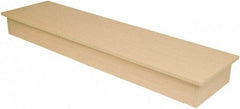 ECONOCO - 16" Wide, 6 High, Open Shelving Accessory/Component - Melamine, 60" Long, Use with Glass Cubbies - Industrial Tool & Supply