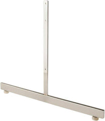 ECONOCO - 19-1/2 High, Open Shelving Accessory/Component - Steel, Chrome Finish, 24" Long, Use with Grid Panels - Industrial Tool & Supply