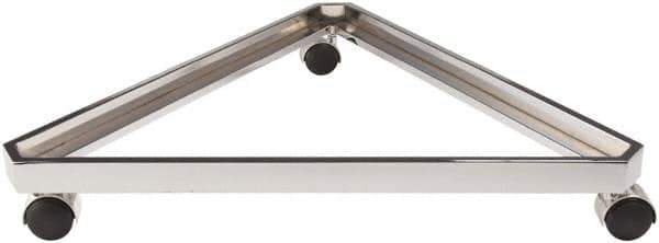 ECONOCO - Open Shelving Accessory/Component - Steel, Chrome Finish, 24" Long, Use with Grid Panels - Industrial Tool & Supply