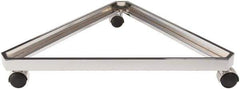 ECONOCO - Open Shelving Accessory/Component - Steel, Chrome Finish, 24" Long, Use with Grid Panels - Industrial Tool & Supply