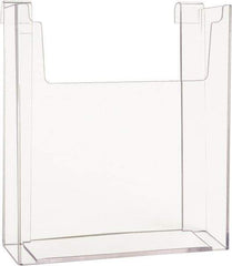 ECONOCO - 8-1/2" Wide x 2-1/4" Deep x 11" High, 1 Compartment, Acrylic Literature Holder - Clear, 8-7/8" Compartment Width x 2-1/4" Compartment Depth x 9-5/8" Compartment Height - Industrial Tool & Supply