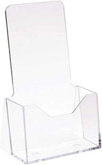 ECONOCO - 4" Wide x 9" High, 1 Compartment, Acrylic Literature Holder - Clear, 3-1/8" Compartment Width x 1-5/8" Compartment Depth x 3-1/8" Compartment Height - Industrial Tool & Supply