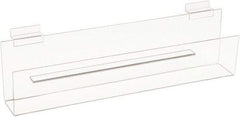 ECONOCO - 16" Wide x 2" Deep x 4" High, Acrylic Greeting Card Shelf - Clear - Industrial Tool & Supply