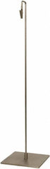ECONOCO - 6 Inch Wide x 24 Inch High Sign Compatibility, Steel Sign Holder - Satin Nickel, 24 Inch Holder Height, Holds 1 Sign - Industrial Tool & Supply