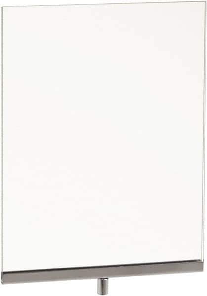 ECONOCO - 8-1/2 Inch Wide x 11 Inch High Sign Compatibility, Acrylic Square Frame Sign Holder - Clear, 11 Inch Holder Height, Holds 1 Sign - Industrial Tool & Supply