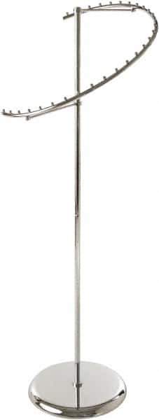 ECONOCO - Chrome Spiral Costumer Display Rack - 24" Wide x 67" High - Industrial Tool & Supply