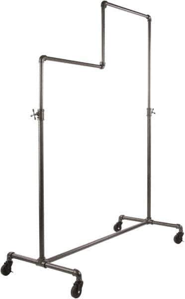 ECONOCO - Gray Double Tier Ballet Display Rack - 49-5/8" Wide x 78" High x 23-1/4" Deep - Industrial Tool & Supply