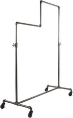 ECONOCO - Gray Double Tier Ballet Display Rack - 49-5/8" Wide x 78" High x 23-1/4" Deep - Industrial Tool & Supply