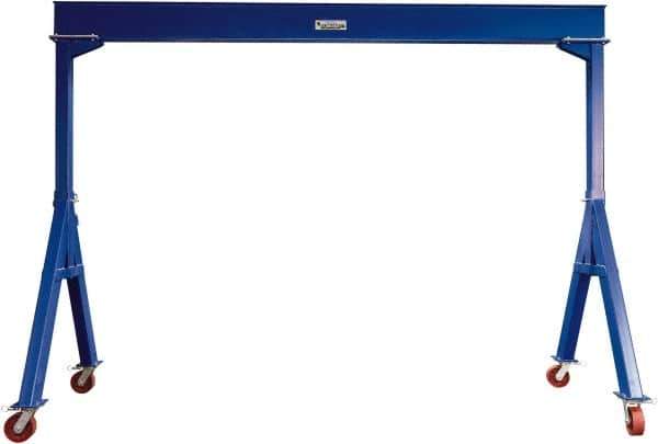 Vestil - 10,000 Lb Load Capacity, Steel Gantry Crane - 10' Span - Industrial Tool & Supply