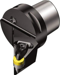 Sandvik Coromant - Right Hand Cut, Size C4, RNMG 43 Insert Compatiblity, Modular Turning & Profiling Cutting Unit Head - 27mm Ctr to Cutting Edge, 50mm Head Length, Through Coolant, Series T-Max P - Industrial Tool & Supply