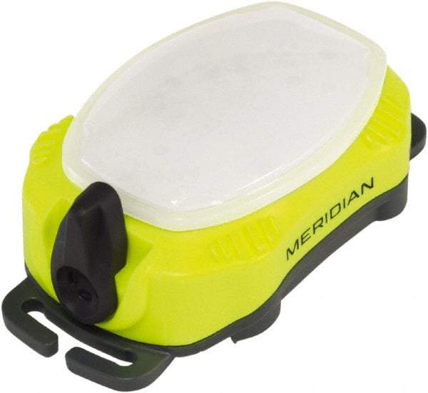 Princeton Tec - White, Red LED Bulb, 100 Lumens, Spotlight/Lantern Flashlight - Neon Yellow Plastic Body, 3 AAA Alkaline Batteries Included - Industrial Tool & Supply