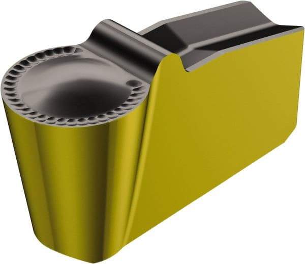 Sandvik Coromant - 40N151.2-A.. 5P 4.75mm Cutting Width Carbide Grooving Insert - 2.1mm Max Depth of Cut, Neutral, 2.37mm Corner Radius, TiCN/Al2O3/TiN Finish - Industrial Tool & Supply