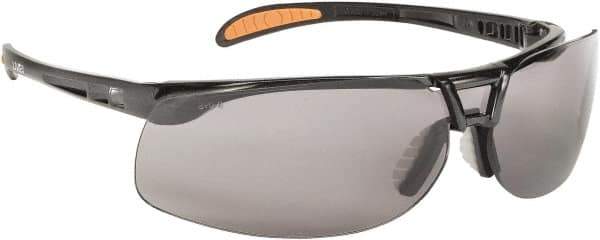 Uvex - Gray Lenses, Frameless Safety Glasses - Scratch Resistant, Adjustable Temples, Size Universal, Wrap Around - Industrial Tool & Supply