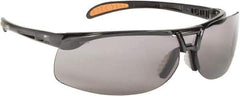 Uvex - Gray Lenses, Frameless Safety Glasses - Scratch Resistant, Adjustable Temples, Size Universal, Wrap Around - Industrial Tool & Supply