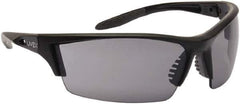 Uvex - Gray Lenses, Frameless Safety Glasses - Scratch Resistant, Adjustable Temples, Size Universal, Wrap Around - Industrial Tool & Supply