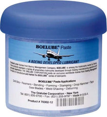 Boelube - BoeLube, 12 oz Jar Cutting Fluid - Paste, For Bending, Forming, Near Dry Machining (NDM) - Industrial Tool & Supply