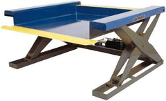 Southworth - 4,000 Lb Capacity Low Power Pallet Positioner Scissor Lift - 0.38" to 35-3/8" Lift Height, 50" Platform Length x 48" Platform Width - Industrial Tool & Supply