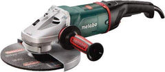 Metabo - 9" Wheel Diam, 6,600 RPM, Corded Angle & Disc Grinder - 5/8-11 Spindle - Industrial Tool & Supply