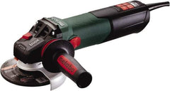 Metabo - 5" Wheel Diam, 2,000 to 7,600 RPM, Corded Angle & Disc Grinder - 5/8-11 Spindle, 120 Volts, 13.5 Amps - Industrial Tool & Supply