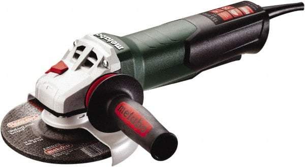 Metabo - 6" Wheel Diam, 9,600 RPM, Corded Angle & Disc Grinder - 5/8-11 Spindle, 120 Volts, 13.5 Amps - Industrial Tool & Supply