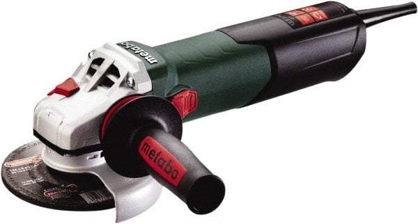 Metabo - 5" Wheel Diam, 2,800 to 11,000 RPM, Corded Angle & Disc Grinder - 5/8-11 Spindle, 120 Volts, 13.5 Amps - Industrial Tool & Supply