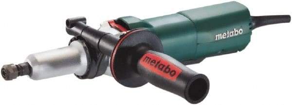 Metabo - 1/4 Inch Collet, 2,500 to 8,700 RPM, Straight, Electric Die Grinder - 120 Volt, 8.5 Amp, 8 Ft. Long Cord - Industrial Tool & Supply