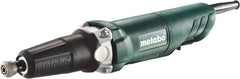 Metabo - 1/4 Inch Collet, 25,000 RPM, Straight, Electric Die Grinder - 120 Volt, 3.5 Amp - Industrial Tool & Supply