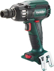 Metabo - 1/2" Drive 18 Volt Pistol Grip Cordless Impact Wrench & Ratchet - 2,150 RPM, 295 Ft/Lb Torque, Lithium-Ion Batteries Not Included - Industrial Tool & Supply