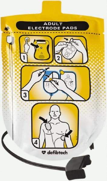 Defibtech - Adult CPR Pad - Compatible With Lifeline AED - Industrial Tool & Supply