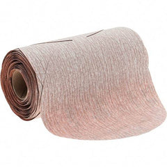 3M - 5" Diam, 280 Grit Aluminum Oxide Adhesive PSA Disc - Very Fine Grade, Gold, Film Backing, Flexible, Use with Random Orbital Sanders - Industrial Tool & Supply