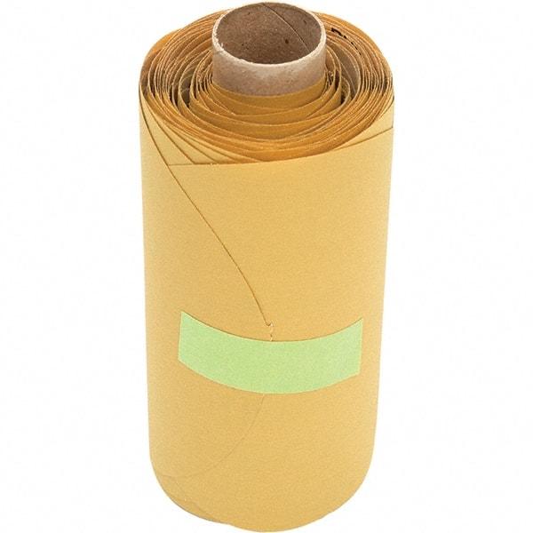 3M - 5" Diam, 500 Grit Aluminum Oxide Adhesive PSA Disc - Super Fine Grade, Gold, Film Backing, Flexible, Use with Random Orbital Sanders - Industrial Tool & Supply