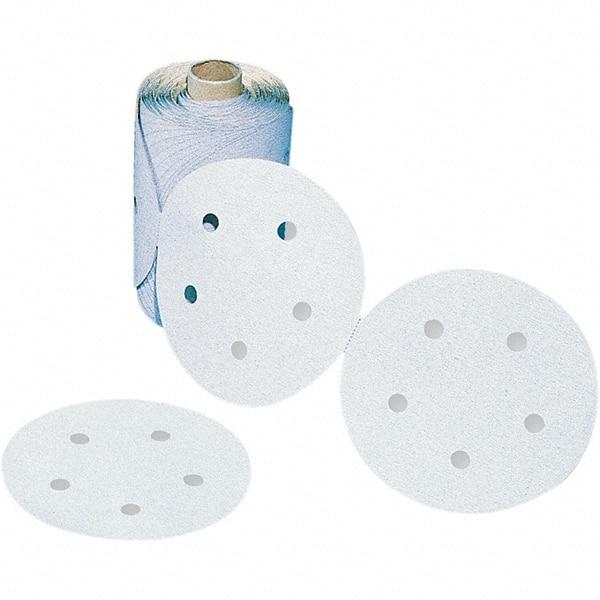 3M - 3-1/4" Diam, 240 Grit Silicon Carbide Adhesive PSA Disc - Very Fine Grade, Gray, Paper Backing, Flexible, Use with Hand Sanding - Industrial Tool & Supply