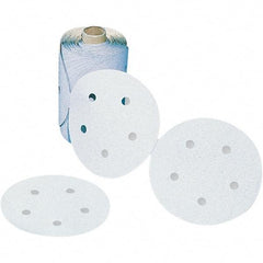 3M - 3-1/4" Diam, 240 Grit Silicon Carbide Adhesive PSA Disc - Very Fine Grade, Gray, Paper Backing, Flexible, Use with Hand Sanding - Industrial Tool & Supply