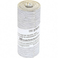 3M - 2-1/2" Diam, 280 Grit Silicon Carbide Adhesive PSA Disc - Very Fine Grade, Gray, Paper Backing, Flexible, Use with Hand Sanding - Industrial Tool & Supply